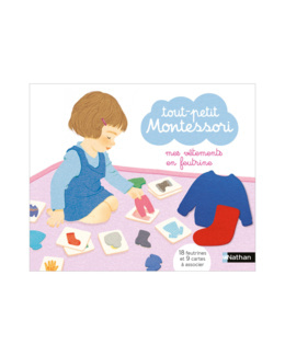 Coffret Tout-petit Montessori mes vêtements en feutrine