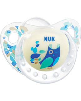 Sucette silicone nuit phosphorescente