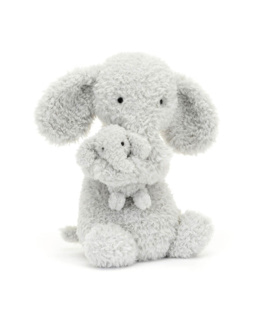 Peluche éléphant Huddles Grey Elephant