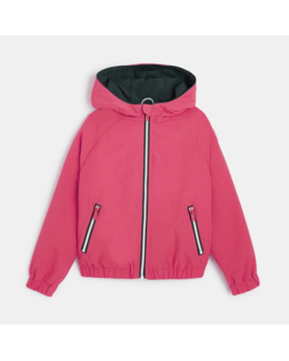 Blouson doublé déperlant rose fille
