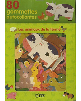 Boite à gommettes Les animaux de la Ferme