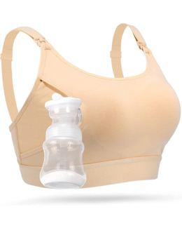 Soutien-gorge d'aillatement pour tire-lait mains libres 2-en-1