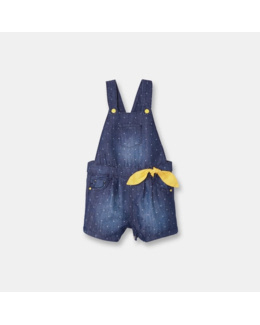Salopette courte en jean