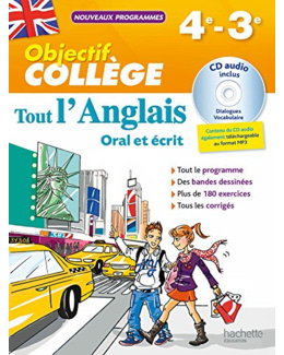 Objectif Collège - Tout l'Anglais 4e-3e - Nouveau programme 2016
