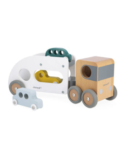 Camion porte-auto avec 3 véhicules