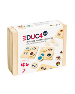 Loto des animaux en bois