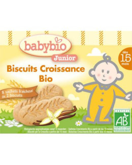 BIO Biscuits croissance 150 g dès 15 mois