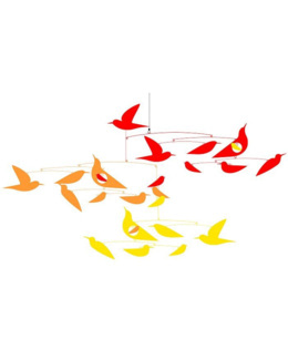 Mobile Katsumi Komagata :  Des oiseaux en harmonie