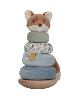 Renard à empiler doudou et bois FSC - Forest Friends