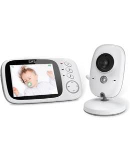 Ecoute-bébé Baby Vidéo Transmetteur sans Fil avec Son et Surveillance Caméra LBS Medical 