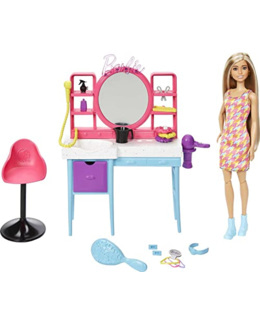 Barbie - Poupée - Coiffure Ultra Pailletée