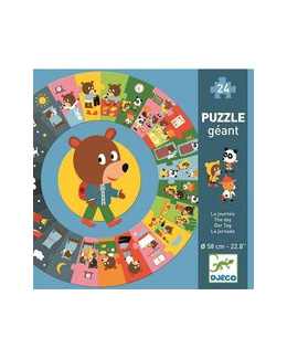 Puzzle enfant La journée 24 pièces