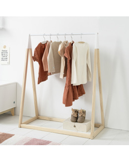 Portant à vêtements bois