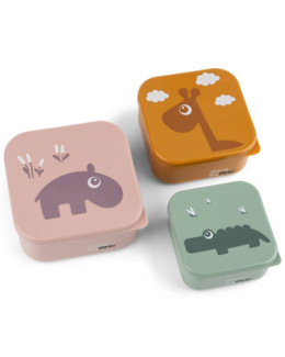Boites à goûter lot de 3