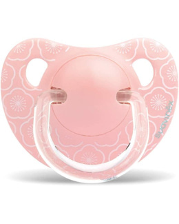 Sucette physiologique en silicone fleurs