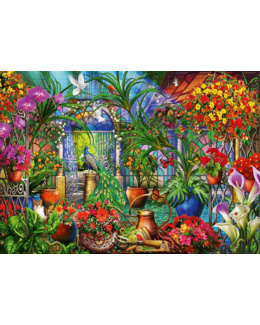 Puzzle Tropical Green House