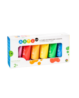 6 bouteilles de peinture à doigts