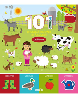 101 choses à trouver et à coller : La ferme