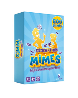 Jeu de cartes Génération Mimes
