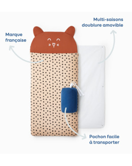 Sac de couchage 4 saisons 3-6 ans