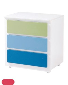 Commode bebe Biscotte 3 tiroirs 