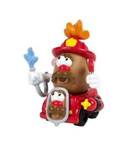 Véhicule et mini figurine Mr Patate Fireman Potato