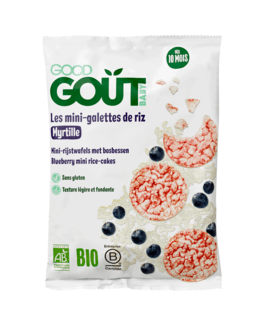Mini galettes de riz à la myrtille bio