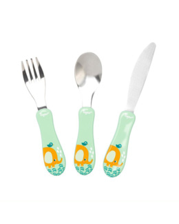 Set de 3 couverts en inox
