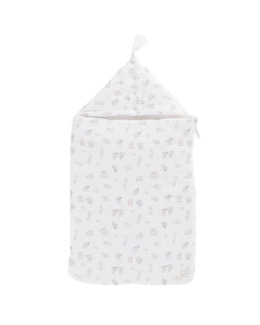 Nid d'ange coton biologique imprimé animaux Imagine 