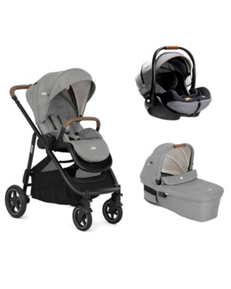 Poussette trio versatrax + siège auto i-level recline + nacelle ramble xl 
