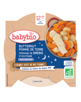 Butternut, pommes de terre, fromage de brebis