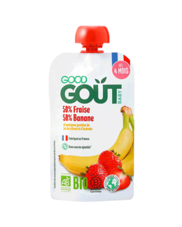 Gourdes Fraise Banane Bio