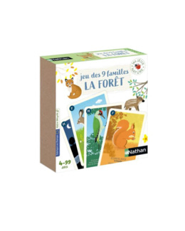 Jeu de cartes Les familles de la forêt Nature
