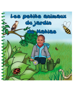 Livre personnalisé pour enfant et sa famille : Les animaux du jardin