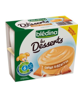 Les desserts - Crème biscuitée