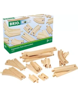 Set de voies pour circuit de train en bois