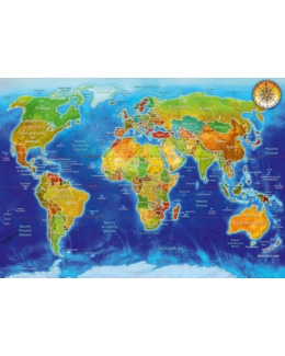 Puzzle World Geo-Political Map