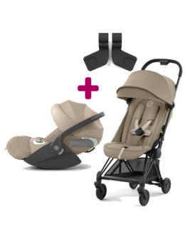Poussette Duo Coya + Siège Cozy + coque Cloud T i-size Cozy 