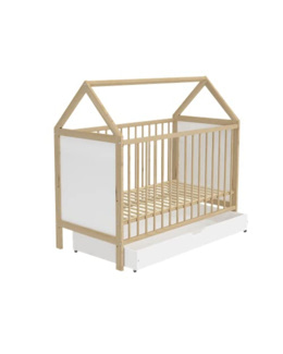 Lit cabane bébé avec tiroir