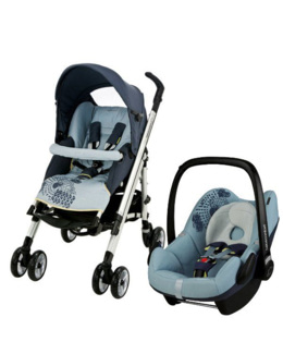 Combiné Duo Poussette Loola avec Siège auto Pebble