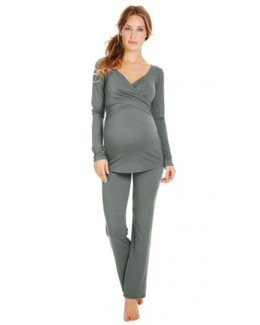 Pyjama de grossesse et d'allaitement Florels