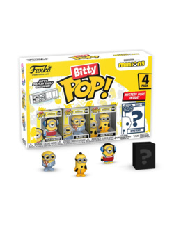 Pack 4 figurines Les Minions Bitty Pop