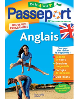 Passeport - Anglais de la 4e à la 3e - Cahier de vacances