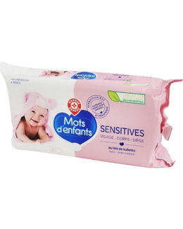 Lingettes bébé sensitives