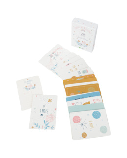 Cartes photo de naissance bébé fille x28