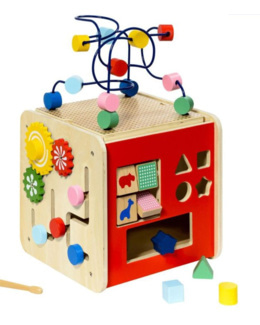 Cube géant multi activités en bois Sensibul création