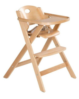 Chaise haute pliable en bois