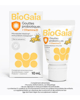 BioGaia® Gouttes probiotiques + Vitamine D
