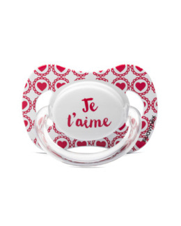 Sucette physio silicone Je t'aime