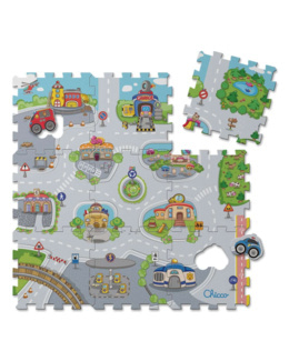 Tapis puzzle city